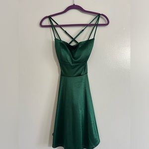 windsor homecoming dress, green, size small